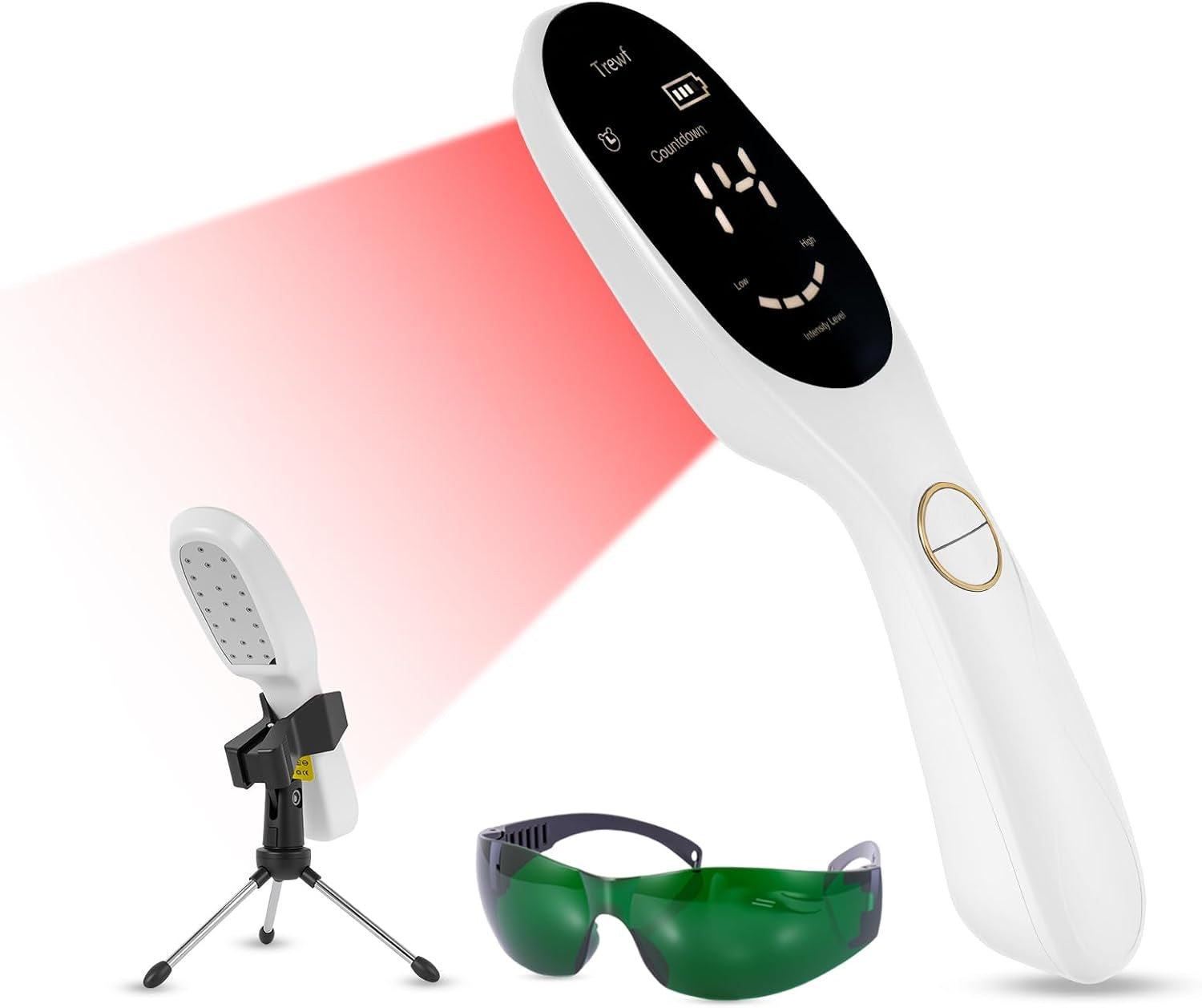 Cold Laser Therapy Device – Low Level Laser Therapy (LLLT) Wand 3X808Nm + 18X650Nm, Handheld Red & Infrared Light Therapy for Humans & Pets – Red Light Therapy for Dogs & Cats, Joint & Muscle Relief