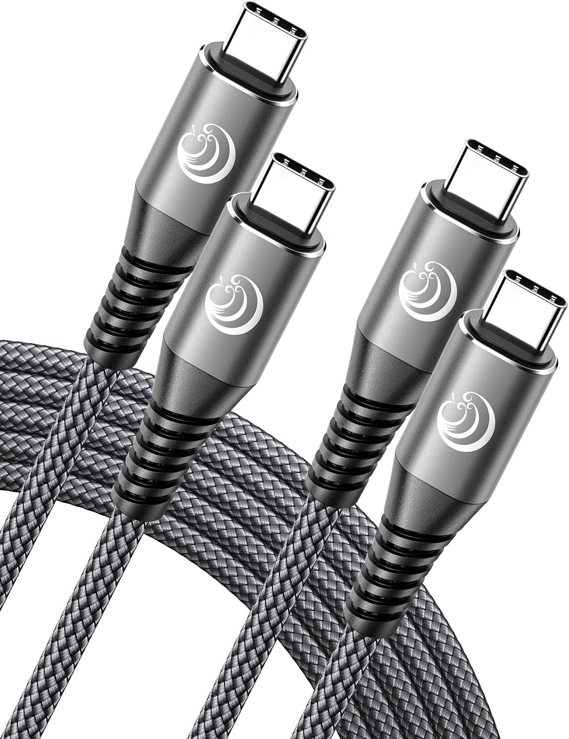 USBC to USBC 100W [10Ft/2 Pack] USB C to USB C Fast Charging Cable Braided C to C Charger Cord for Macbook Pro/Air, Iphone 16 15 Pro Max Plus,Ipad Pro,Samsung Galaxy S25 Ultra S24 S23,Pixel,Ps5,Switch