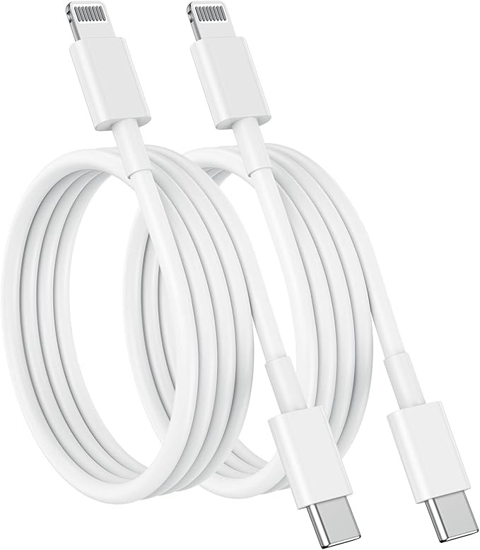 USB C to Lightning Cable, Apple MFi Certified iPhone Fast Charger 2m, Power Delivery Original Type C Charging Cord for Apple iPhone 13/12/11 Pro/11/XS MAX/XR/8/7/6s Plus,iPad (White)