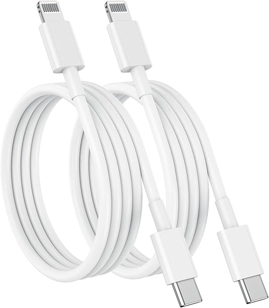 USB C to Lightning Cable, Apple MFi Certified iPhone Fast Charger 2m, Power Delivery Original Type C Charging Cord for Apple iPhone 13/12/11 Pro/11/XS MAX/XR/8/7/6s Plus,iPad (White)