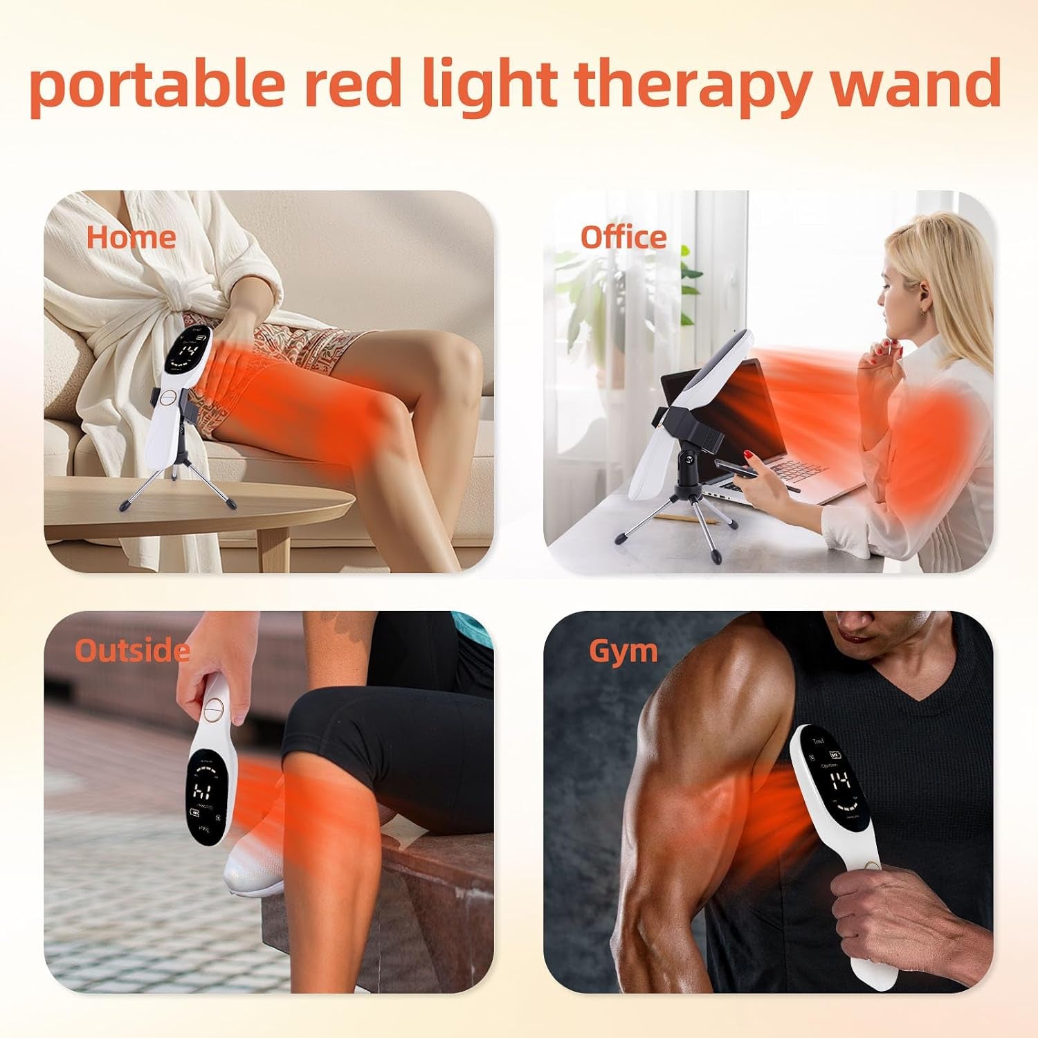 Cold Laser Therapy Device – Low Level Laser Therapy (LLLT) Wand 3X808Nm + 18X650Nm, Handheld Red & Infrared Light Therapy for Humans & Pets – Red Light Therapy for Dogs & Cats, Joint & Muscle Relief