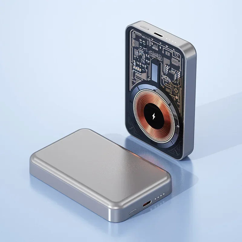 50000Mah Magnetic Wireless Power Bank 22.5W Fast Charging Portable External Battery for Magsafe for Iphone Xiaomi Samsung Huawei