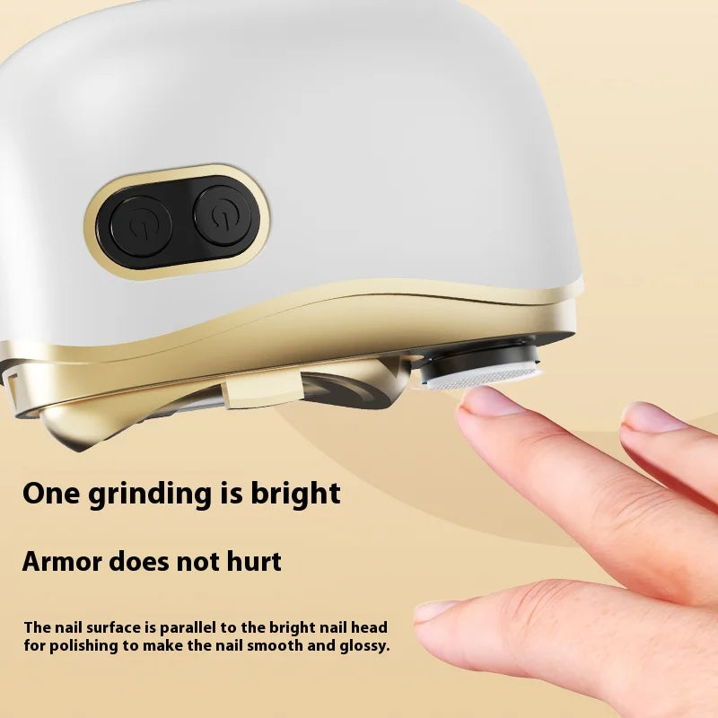 Electric Nail Clipper Grinding and Polishing with Light Automatic Rechargeable Nail Trimmer Nail Cutter Manicure for Baby Adult