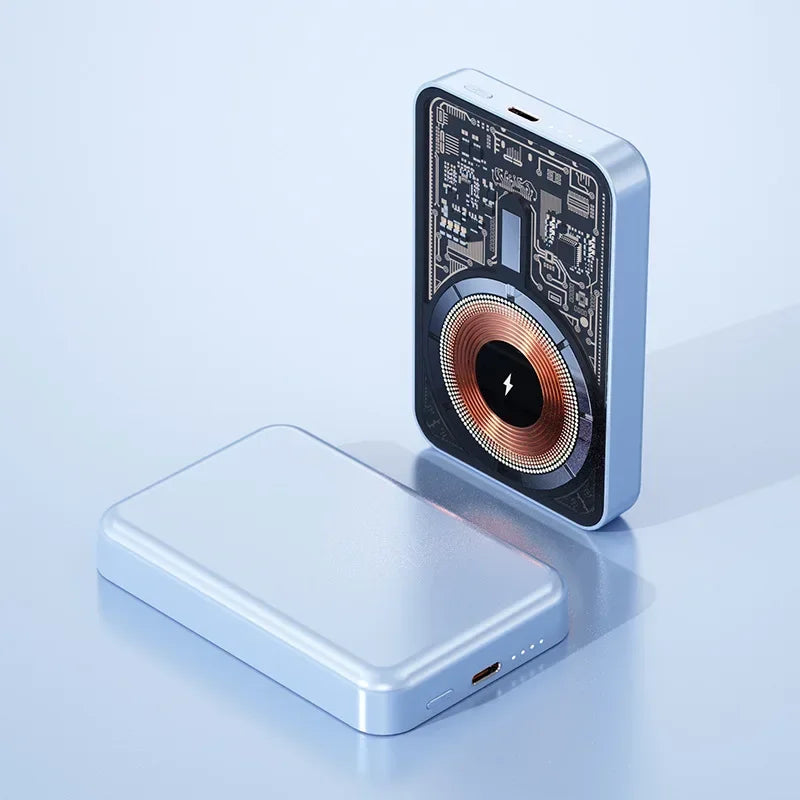 50000Mah Magnetic Wireless Power Bank 22.5W Fast Charging Portable External Battery for Magsafe for Iphone Xiaomi Samsung Huawei