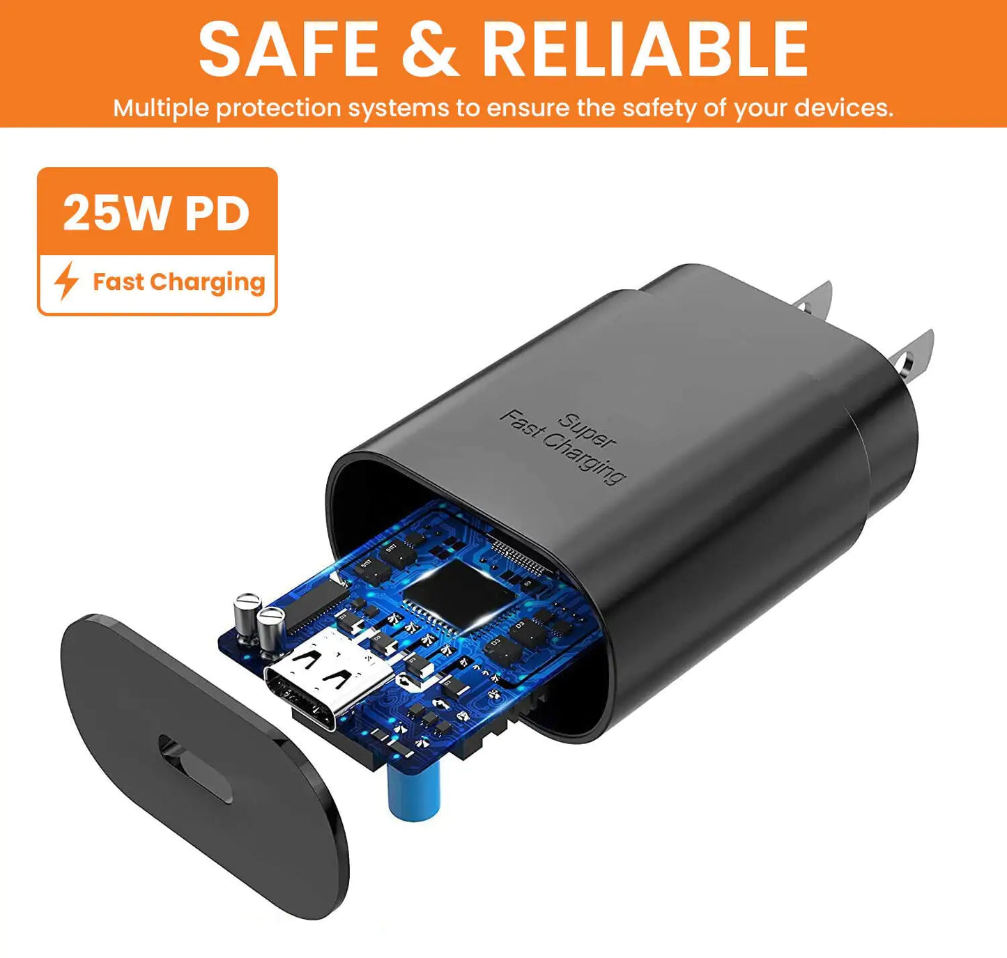25W Type-C Super Fast Wall Charger | PD3.0 USB | Essential Selects