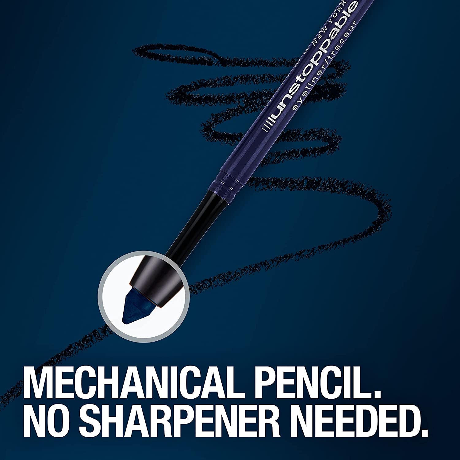 Waterproof Mechanical Brown Eyeliner Pencil - Cinnabar