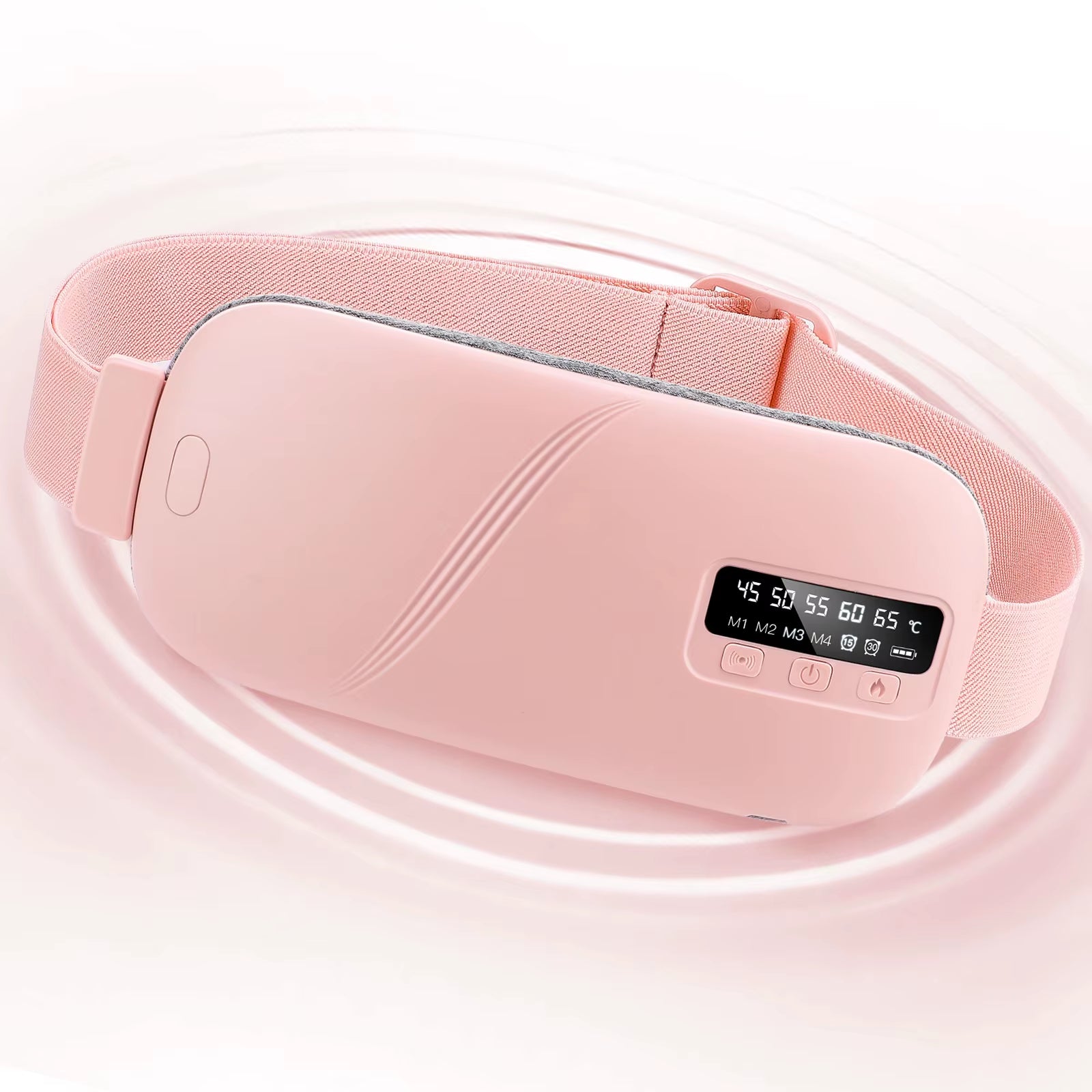 Women Menstrual Heating Pads Effective Hot Compress Period Relief Belt Rechargeable Heated Waist Massager Tools