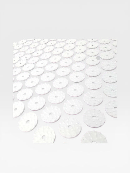 Essential Selects acupressure mat featuring white circular ABS plastic spike discs for relaxation and pain relief