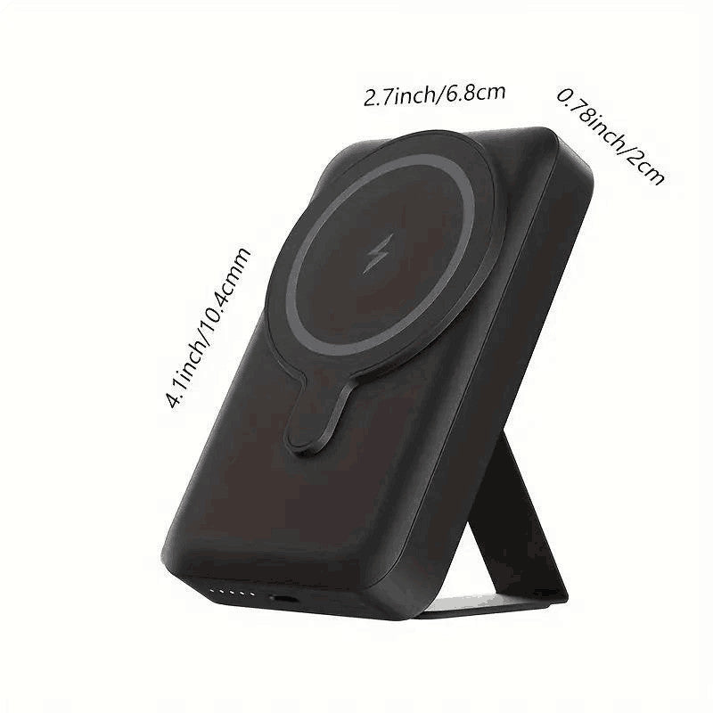 Experience Ultimate Convenience with the Magsafe Magnetic Wireless Power Bank - 10000mAh Slim Charger for iPhone 15, 14, 13 Pro