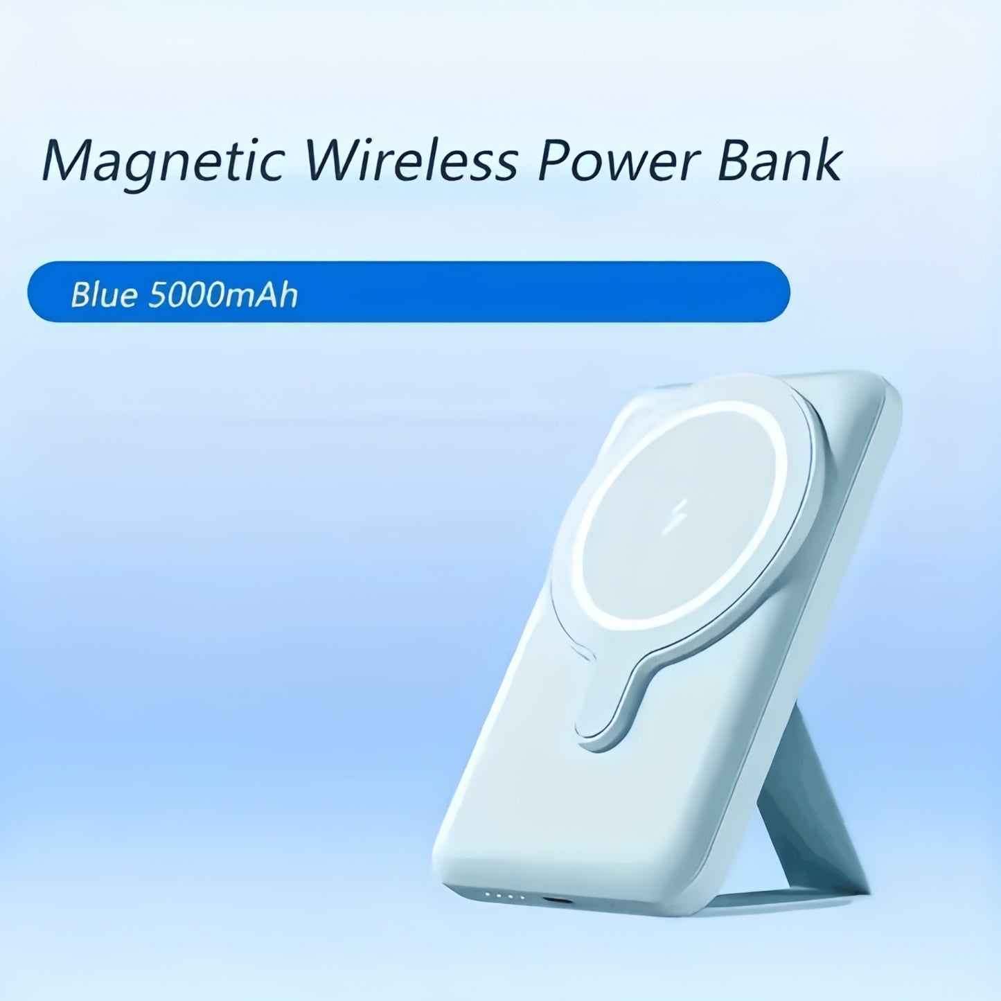 Experience Ultimate Convenience with the Magsafe Magnetic Wireless Power Bank - 10000mAh Slim Charger for iPhone 15, 14, 13 Pro