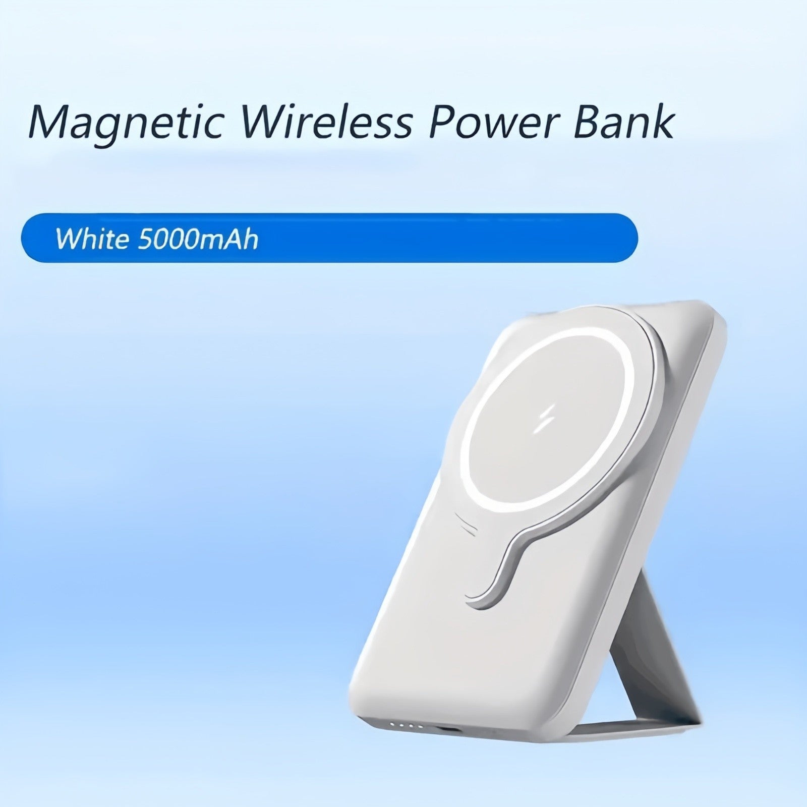 Experience Ultimate Convenience with the Magsafe Magnetic Wireless Power Bank - 10000mAh Slim Charger for iPhone 15, 14, 13 Pro