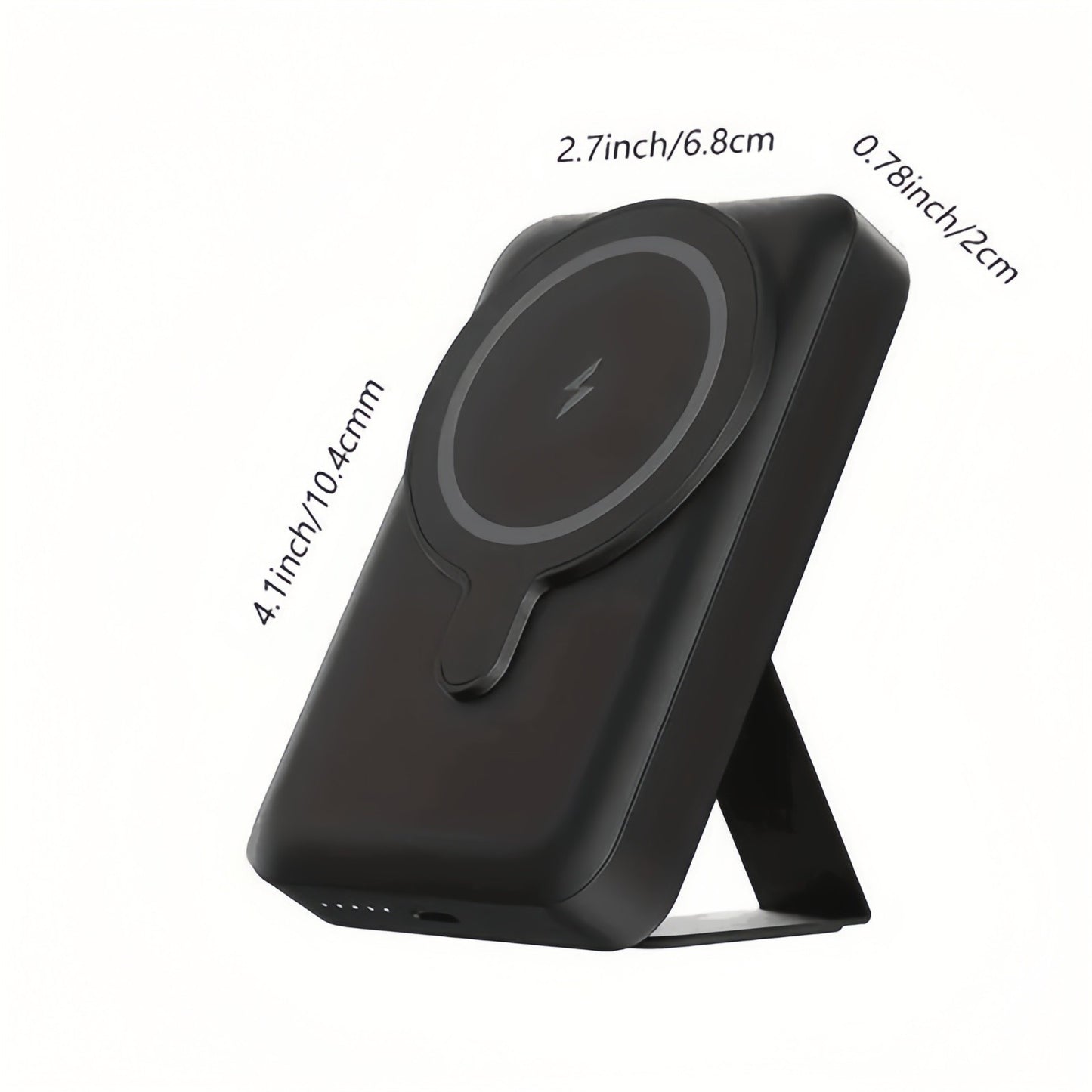 Experience Ultimate Convenience with the Magsafe Magnetic Wireless Power Bank - 10000mAh Slim Charger for iPhone 15, 14, 13 Pro