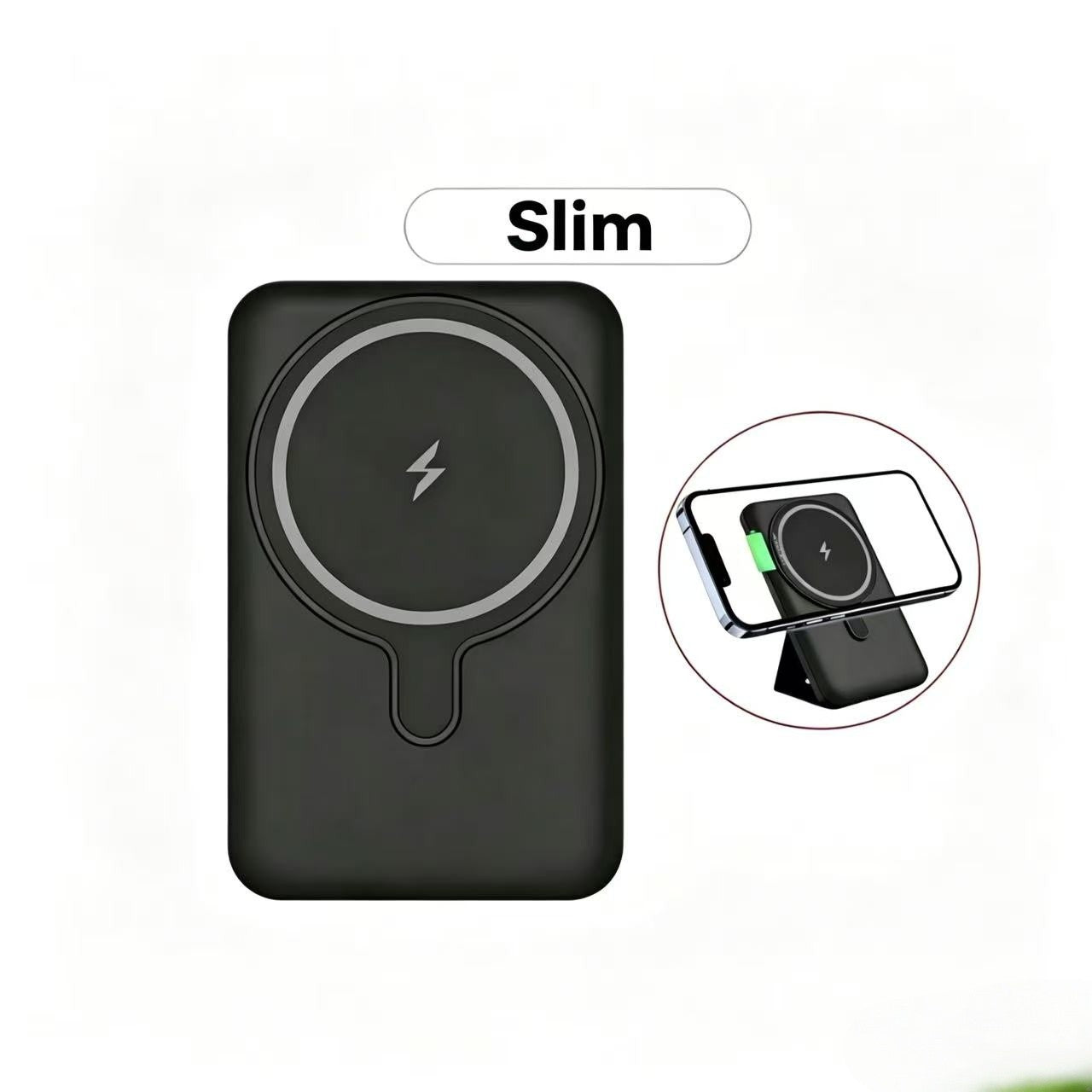 Experience Ultimate Convenience with the Magsafe Magnetic Wireless Power Bank - 10000mAh Slim Charger for iPhone 15, 14, 13 Pro