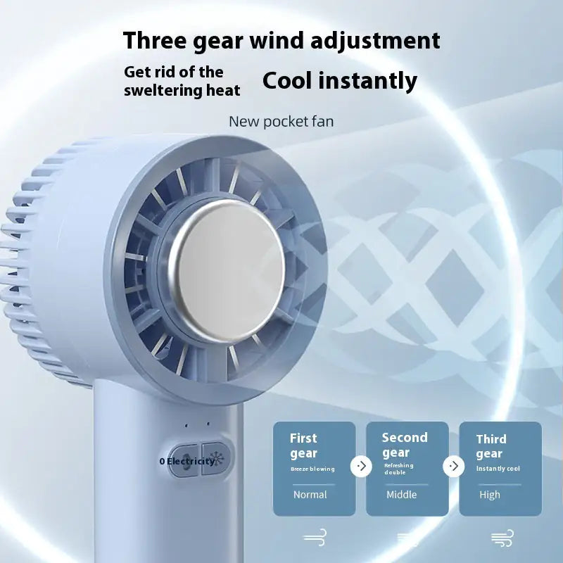 Gadget Handheld Turbo Jet Fan Mini Portable Ice Cold Fan Generation